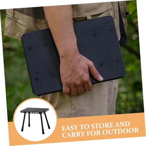 Table de camping pliante en fer compacte pour ne plus manger sur le sol - 6