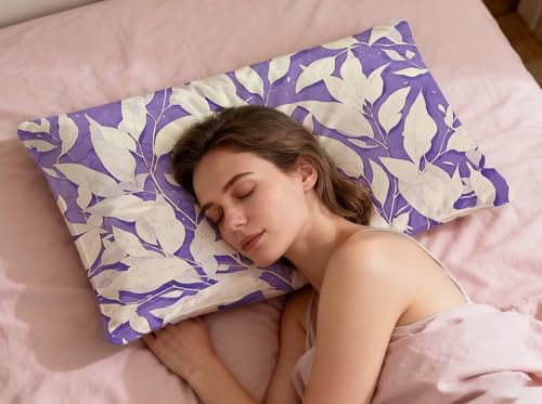 Funda cojin para sofá sala de estar rectangular 40x60 en terciopelo morado 7