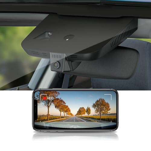 Fitcamx 4K Dash Cam Suitable for Mercedes-Benz Sprinter 2019-2025 Cargo Crew Passenger Van Cab Chassis (HD2-8291), OEM Look, UHD 2160P Video, WiFi & APP, Loop Recording, G-Sensor, Plug&Play, 64GB Card