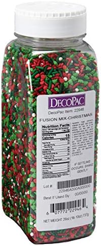 26 oz Christmas Fusion Quins Sprinkles Mix