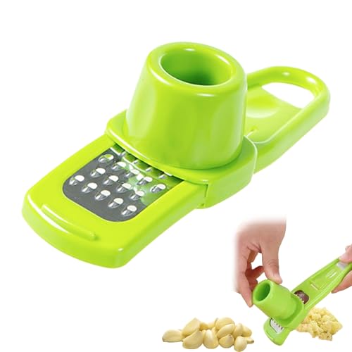 1PCS Garlic Grinder Garlic Press Garlic Mincer Garlic Colour Chopper Garlic Press Grinder Mini Garlic Crusher Essential Garlics Grinder Stainless Steel Garlic Chopper