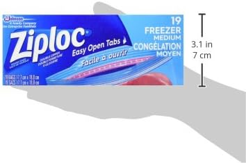 Ziploc Medium Food Storage Freezer Bags, Grip 'n Seal Technology for Easier Grip, Open and Close, 19 Count — view 2
