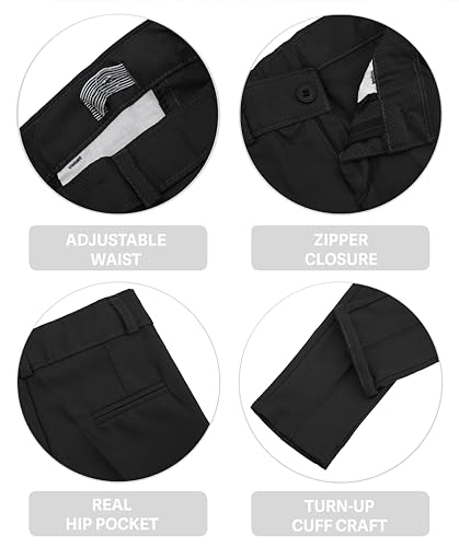 Image of Lilax Toddler & Little Boys Suit Set, Formal Suit Vest, White Dress Shirt, Dress Pants and Bowtie 4 Piece Suit Set