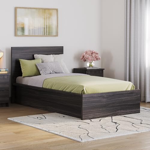 Image of Wakefit Bed | 3 Yr Warranty | Single Bed Size, Comes with Storage Box, Noise-Free, Density: 680-750 kg /m, Termite & Borer Resistant, Fits Mattresses Up to 8 inches (Centaur 78 x 36 - Wyoming Maple)