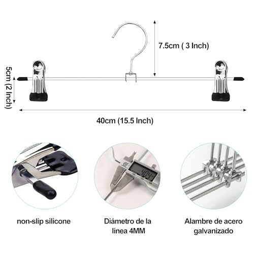 Reviews de Perchas para faldas los más solicitados. 5 Perchas para faldas marca FBXGT (2)