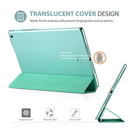 Image of ProCase Smart Case for iPad 9.7 Inch iPad 6th /5th Generation 2018 2017(Model: A1893 A1954 A1822 A1823), Ultra Slim Lightweight Stand Cover with Translucent Frosted Back -Mint