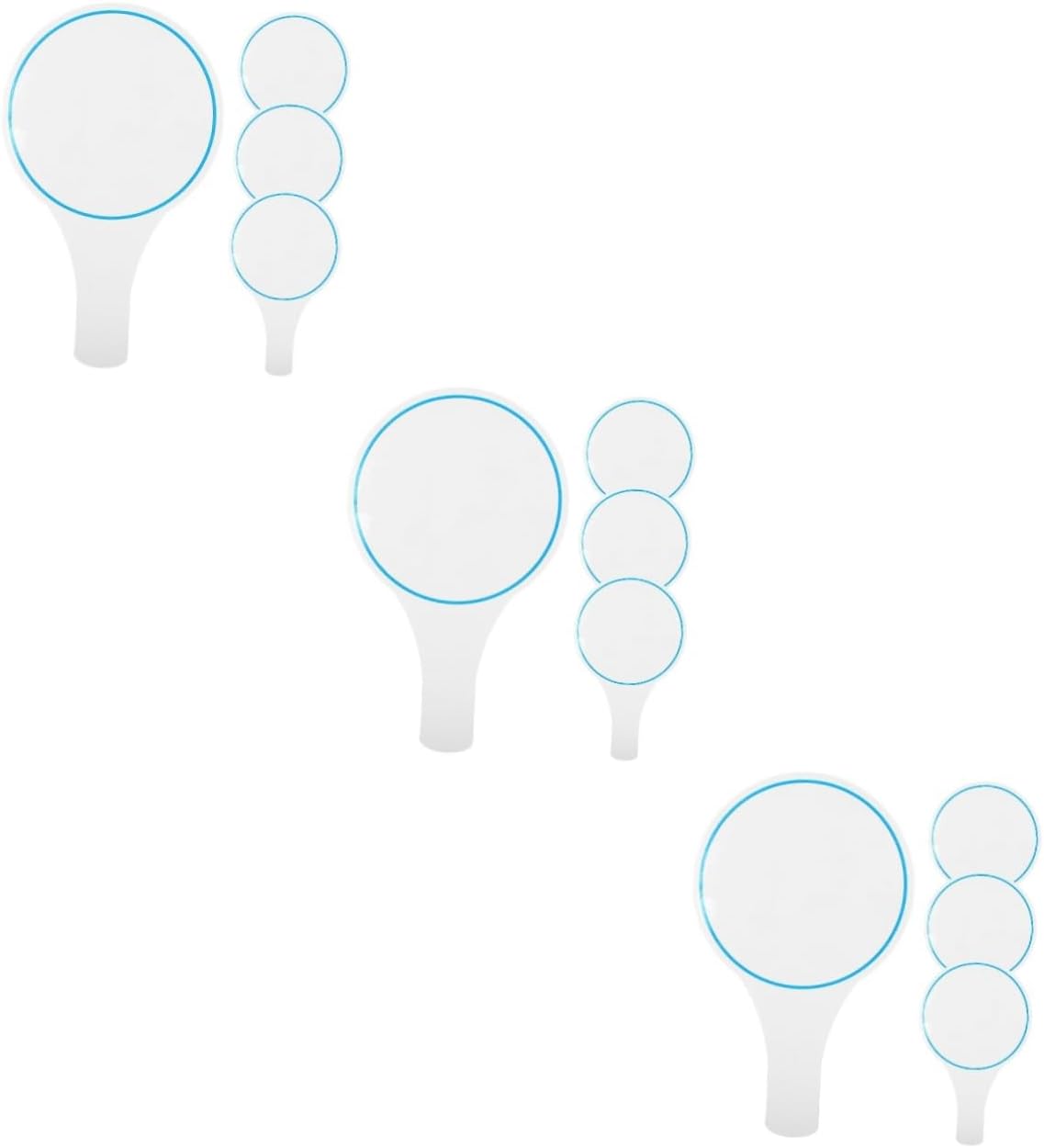 BESPORTBLE Score Board Dry Erase Paddles Bidding Paddles Dry Erase Answer Board Erase Answer Paddles Scoreboard