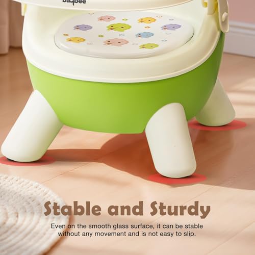 Image of Baybee Booster Chair for Baby with Removable Dining Tray & Cushion | Stable & Sturdy Booster Chair for Feeding, Dining & Playtime | Portable Toddler Booster Seat for Home & Travel (Green)