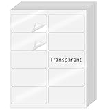 YEGAWEN Transparent Stickers Labels - 2