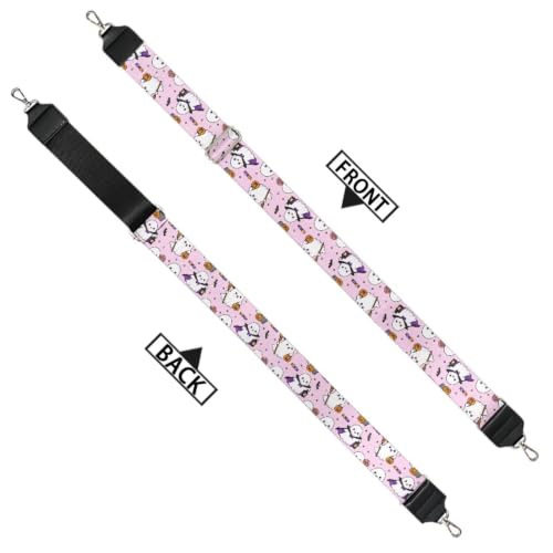 Image of Jeiento Wide Purse Strap Wide Shoulder Strap Adjustable Replacement Belt Soft Guitar Shoulder Straps for Women Girls Gifts