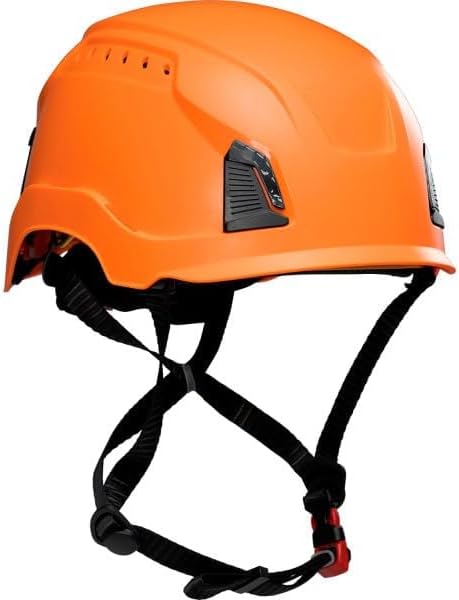B3186935 Traverse Industrial 4-Point Chin Strap Vented Type 1 Climbing Helmet Orange