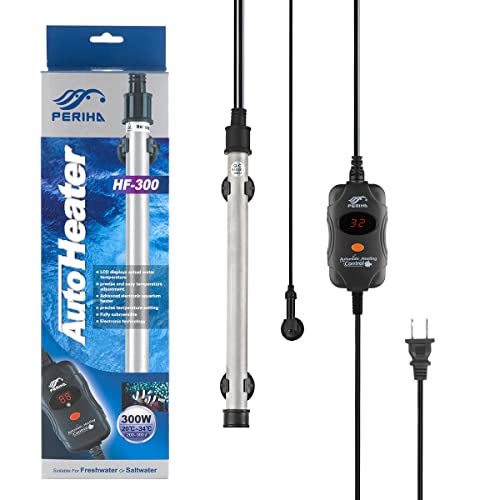 300 Watt Aquarium Heater Fast Heating Titanium Tube Saltwater Fully