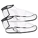 FRCOLOR Hairdressing Shoe Covers Clear TPU Non-Slip Removable Shoe Protector for Barbers Salon Haircut Styling Tool Size L 16.14X6.69X0.39In