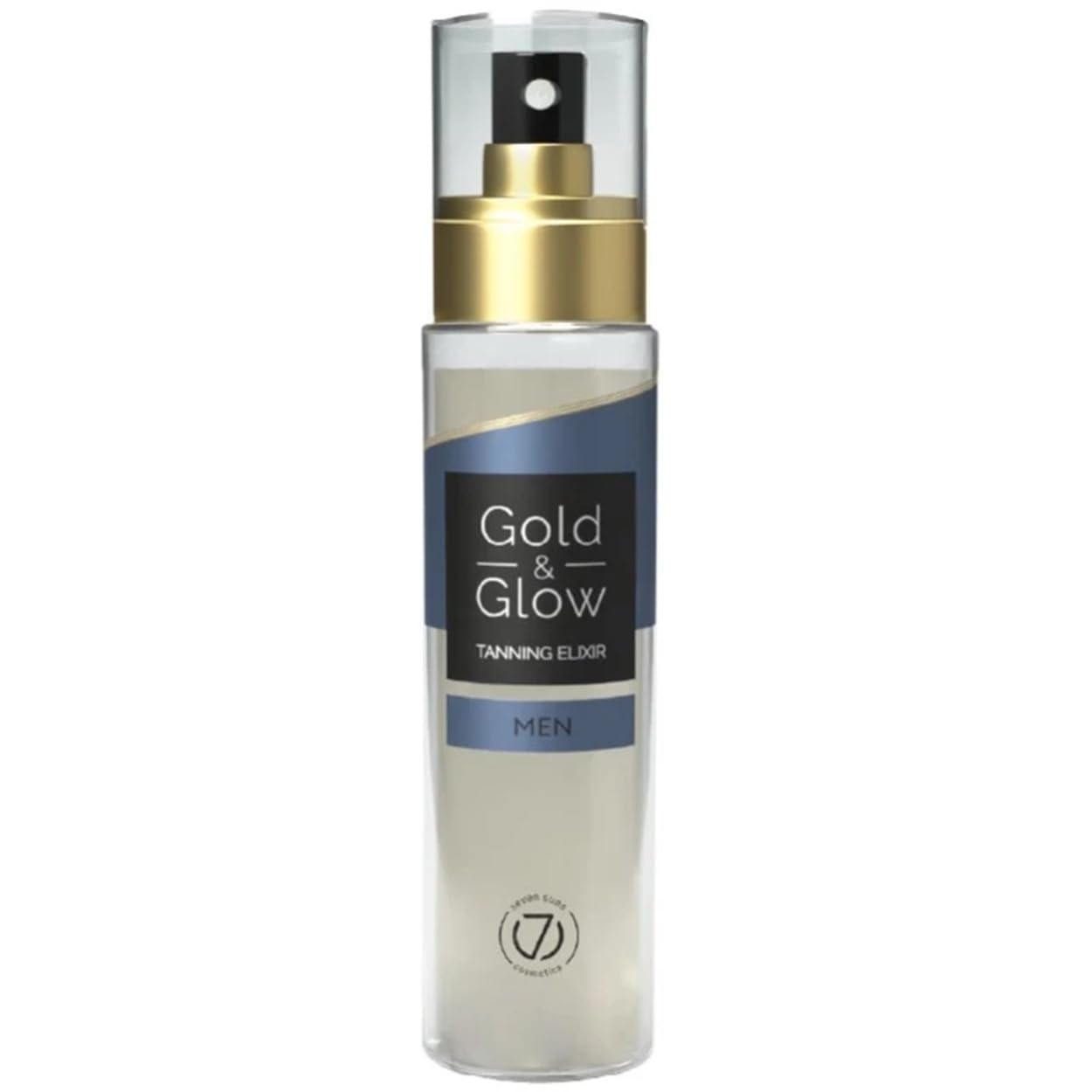 7suns Gold & Glow Oil Men Huile sèche accélérateur de bronzage 100 ml pour solarium et bain de soleil