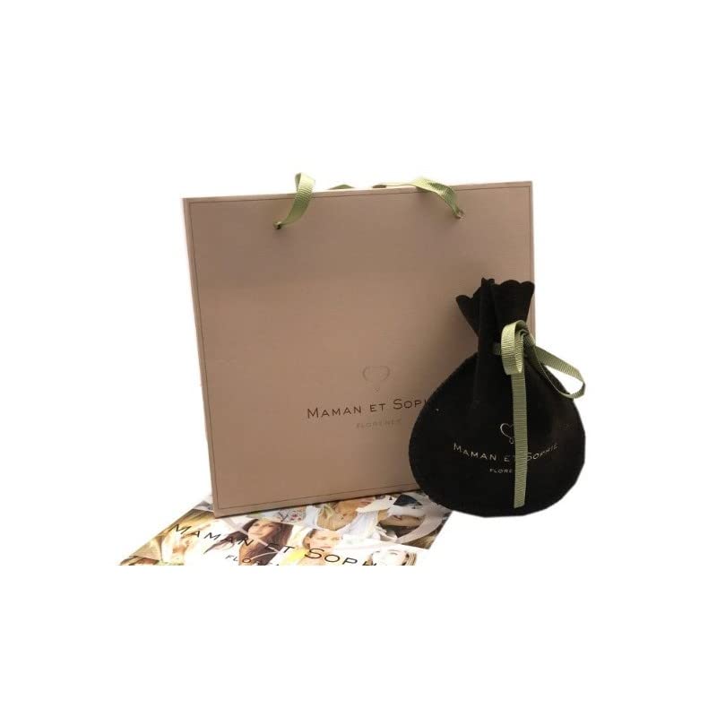 Maman et Sophie Bracciale rigido cuori Argento 925 Dorato BRMAMGISR