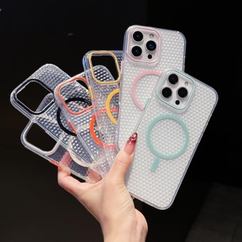 Coque de chargement magnétique sans fil iPhone 15 Pro blanc
