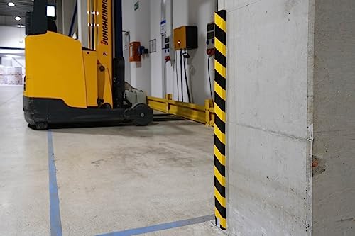 Durable Flächenschutzprofil S20, selbstklebend, 1 m, Packung à 5 Stück, gelb/schwarz, 1108130