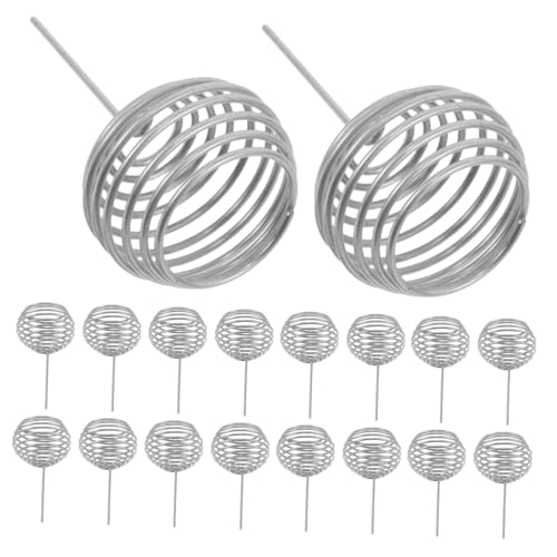 MOTHNUR 50 Pezzi Cestini Fertilizzanti in Acciaio Resistente Per Bonsai e Piante Succulente Contenitori Nutrizione Rilascio Controllato Nutrienti Per Giardino Esterno e Interno Facilità D'