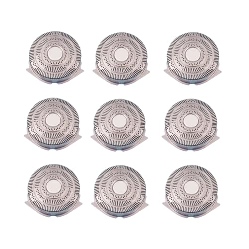 �V�F�[�o�[ HQ9 �����p�w�b�h�APhilips AT751 HQ8240 HQ8250 HQ9070 HQ9160 HQ9170 HQ9190 �Ή��A�V�F�[�o�[�w�b�h�n(9pcs)