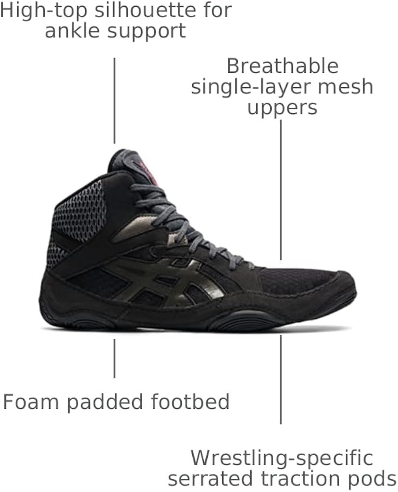 Amazon.com | ASICS Men's Snapdown 3 Wrestling Shoes, 5, Black Amazon.com | ASICS Men's Snapdown 3 Wrestling Shoes, 5, Black