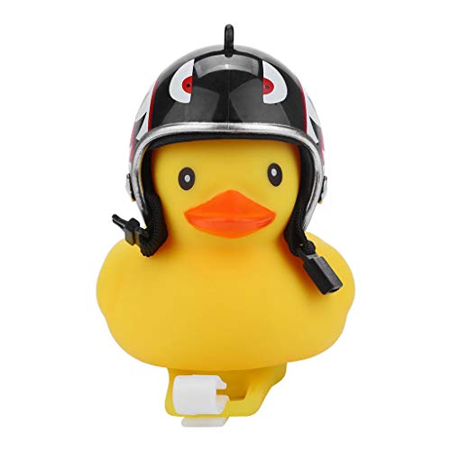 Bike Bell Classic Bicycle Bell, Cartoon Duck Head Light Shining Duck
