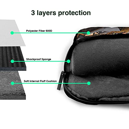 Bolso Vintage para Laptop con Estampado de Casas en Montañas miniatura 6