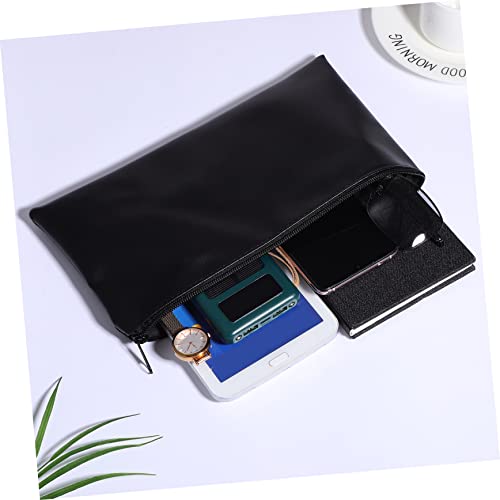2pcs Money Pouches for Women Men Pu Leather Cash Wallet Zipper Coin Wallets for Traveling3