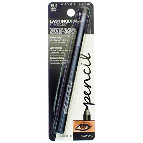 Myb Lstng Drma Gel Pncl S Size .04oz Maybelline Lasting Drama Gel Pencil Sleek Onyx 0.04oz