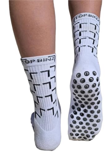 Grip Soccer Socks Anti Slip Non Slip Mens Womens Athletic Socks for Soccer Futbol Footbal Basketball, 2 Pair, 4 Pair