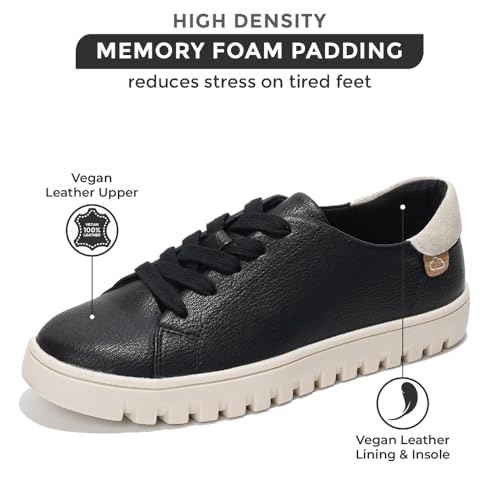 Project Cloud Tennis Shoes Womens Sneakers - Memory Foam Non Slip Fashion Ladies Shoes for Women Footwear - Lightweight Lace Up Comfortable Platform Sneakers (Paisley)2