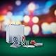 Relaxdays Pokerkoffer, 100 Pokerchips ohne Wert, 2 Kartendecks, 5 Würfel, Dealer-Button, Pokerset, abschließbar, Silber