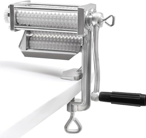 FOLLDALT Fleischklopfer Metall Fleischzerkleinerer Fleischzartmacher Maschine Fleisch Tenderizer Handkurbel Steaker Fleischzartmacherwürfel Haushalt Kleiner Tenderiser Tool Zum Zartmachen von Fleisch