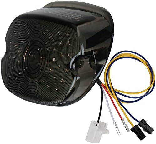 Smoked Tail Light LED Rear Driving Braking Turn Signal Light Compatible with Harley 1200 Sportster 883 Dyna Road King Electra Glides FLHTC