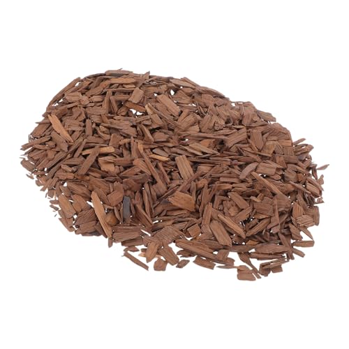 MOTHNUR Leicht Geröstete Französische Eichenholz Chips für Heimbrauen Weinreifung Aromaverstärker mit Fruchtigen Noten für Rotwein Whisky BBQ Rauchholz Aging Wood Chips