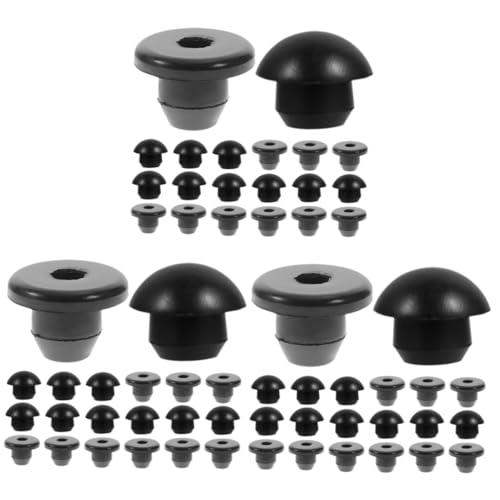 HEALLILY 3sets Car Jack Hydraulic Line Plugs Rubber Oil Reservoir Filler Bung Design 40pcs*3