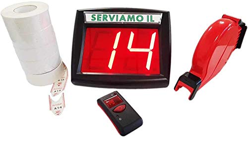 Système de gestion de file d'attente VD3 kit complet écran tickets télécommande