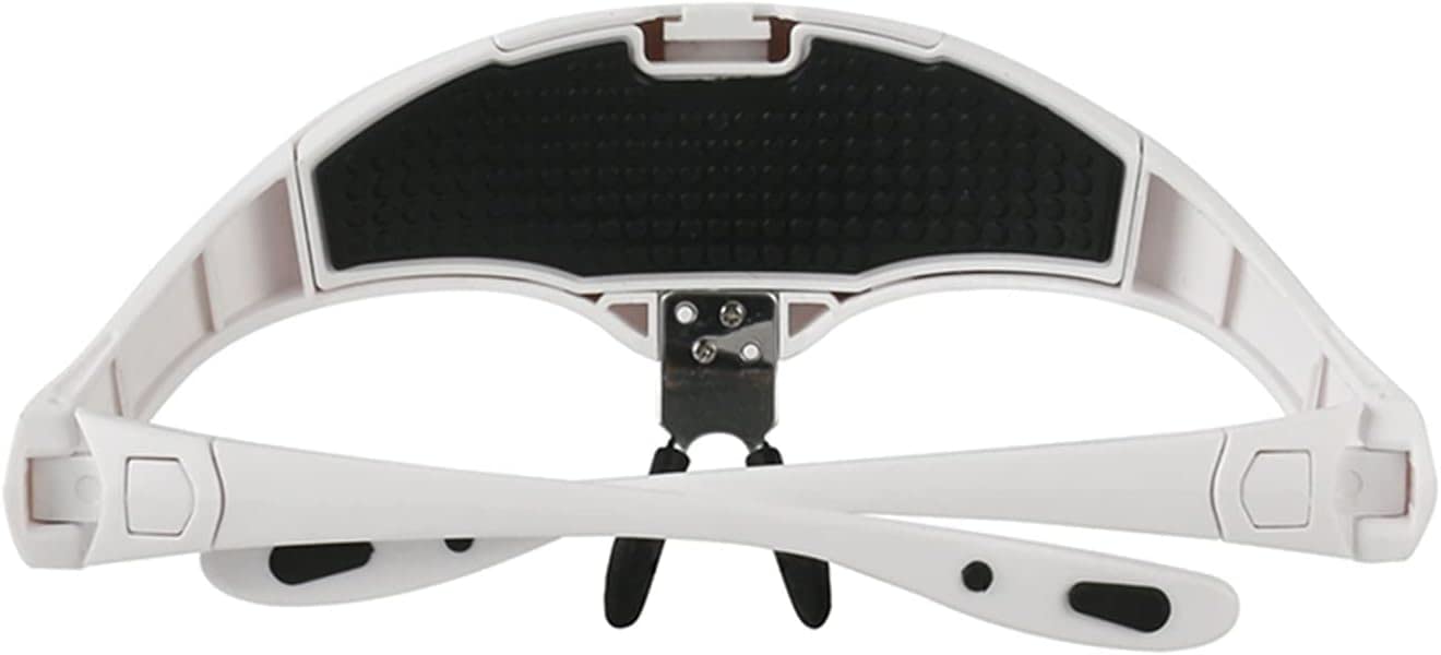 1x 1.5X 2.0X 2.5X 3.5X LED Light Glasses Magnifiying Glass Eyeglasses Bracket Headband Interchangeable Magnifier Marriage