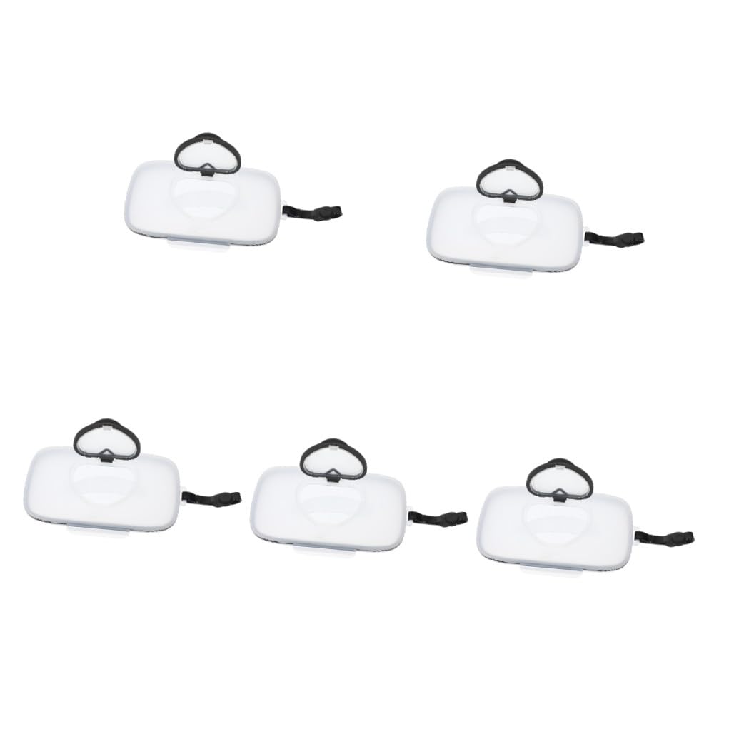 Happyyami Caja De Húmedas Portátil Recargable Dispensador De Húmedas Para Guardería Reutilizable Para Viaje Contenedor De Naturales Estuche De