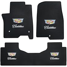 Lloyd Mats Custom-Fit All-Weather Rubber Floor Mats for Cadillac Escalade 2021-ON - 3PC Fronts + Rear