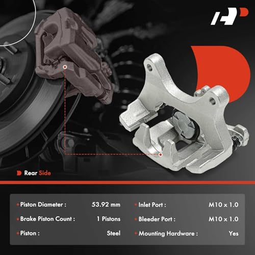 Image of A-Premium Rear Left and Right Side Disc Brake Caliper with Bracket