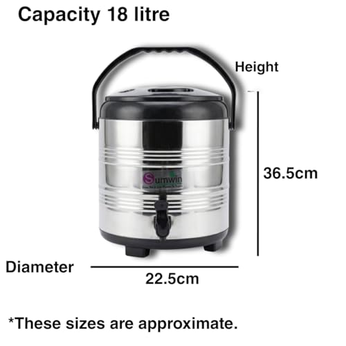 Image of Sumwin Super Star Water Cooler, Water Dispenser, Warer Cooler, Water Jug Portable, Easy to Carry, Best for picnics, Offices, Shops (18 L)