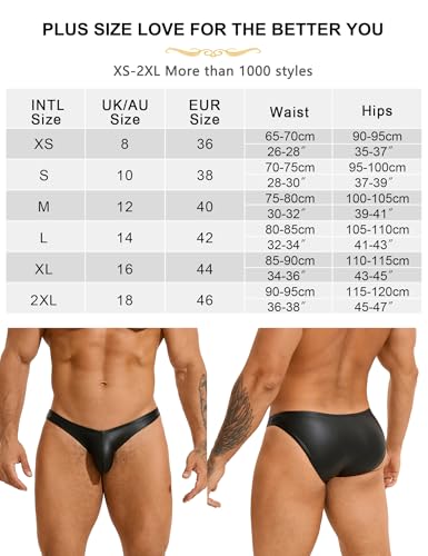 Ropa interior de tanga para hombre con bolsa abultada de ajuste cómodo 3