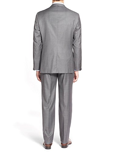 GN Luciano Men's Two Button 2 Piece Modern Fit Suit Ticket Pocket Jacket2