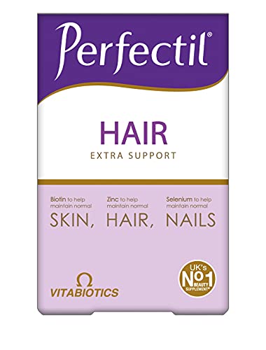 Vitabiotics Perfectil Hair Multivitamin | Hair Growth and Thickening Formula | Supports Thicker, Healthy Hair | Vitamin D, Vitamin E, Collagen, Biotin, and More