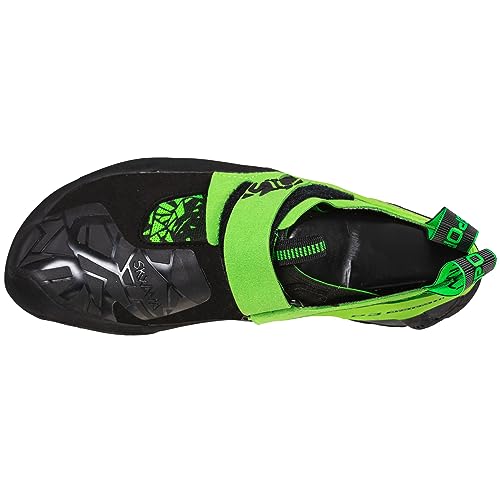 Foto von LA SPORTIVA Herren Skwama Vegan Kletterschuhe, Black Flash Green, 41 EU