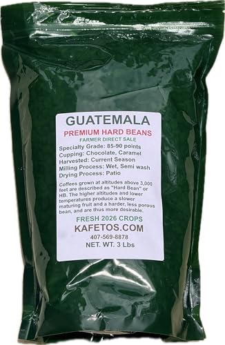 Guatemala Green Unroasted Specialty Grade Coffee -3lbs. 2026 crops