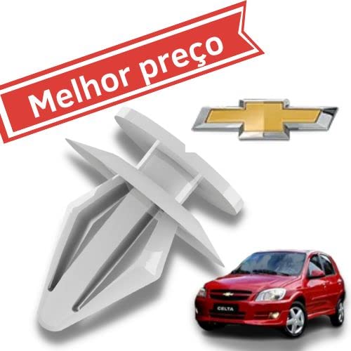 200 Presilhas Grampo Lateral Forro Da Porta Astra Celta Prisma