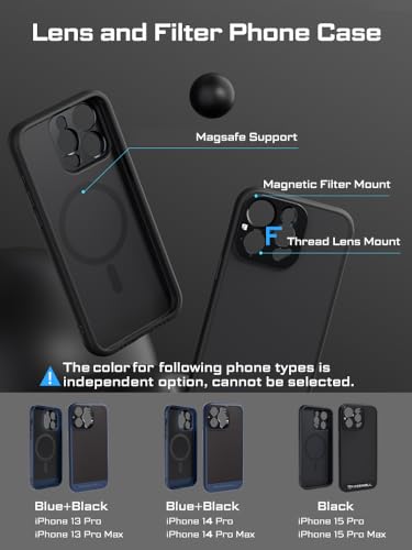 Image of FREEWELL Sherpa Series Phone Case Compatible with iPhone14 Pro Blue