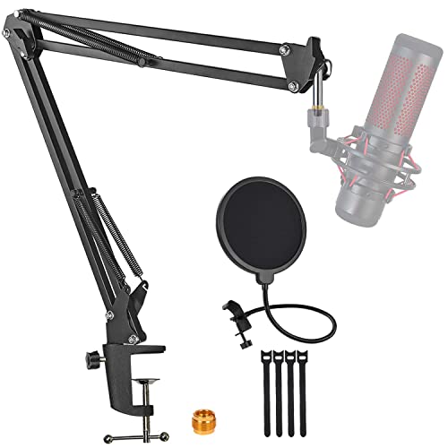 Amazon | For Hyperx QuadCast Sブームアームマイクスタンド,HyperX