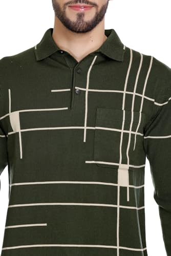 Image of In Love Men's Cotton Blend Warm Winter Wear Top Full Sleeves